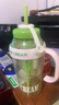 【京东物流】水杯冰霸吸管杯高颜值学生茶水分离大容量杯子 肚肚杯1个-浅绿色 实拍图