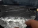 京东物流 便当包保温包双层手提包包牛津布大容量饭盒袋 藏青色 实拍图