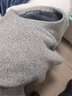 JEEP SPIRIT吉普毛衣男圆领针织衫冬季男士线衣加厚保暖加绒休闲宽松外套 0325 灰色-加绒款 L 建议125-150斤 实拍图