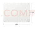 宜家（IKEA）SKADIS斯考迪斯洞洞板墙壁厨房置物架搁板壁挂挂钩架家用学生宿舍 钉板白色76x56cm 实拍图