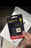 闪迪（SanDisk）512GB TF（MicroSD）内存卡 A2 4K V30 U3 C10 至尊超极速移动存储卡 读速200MB/s 写速140MB/s 实拍图