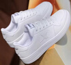特步情侣男女板鞋小白鞋空军一号春夏透气耐磨百搭运动板鞋休闲鞋 实拍图