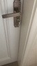 固特（GUTE）门锁室内新中式静音卧室房门锁实木门把手青古铜通用型锁具套装 青古铜门锁+3片平开合页+门吸 实拍图