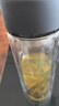 富光双层玻璃杯水杯男女车载家用高硼硅玻璃杯泡茶杯带茶隔玻璃杯子 黑色 320ml 双层玻璃直杯 实拍图