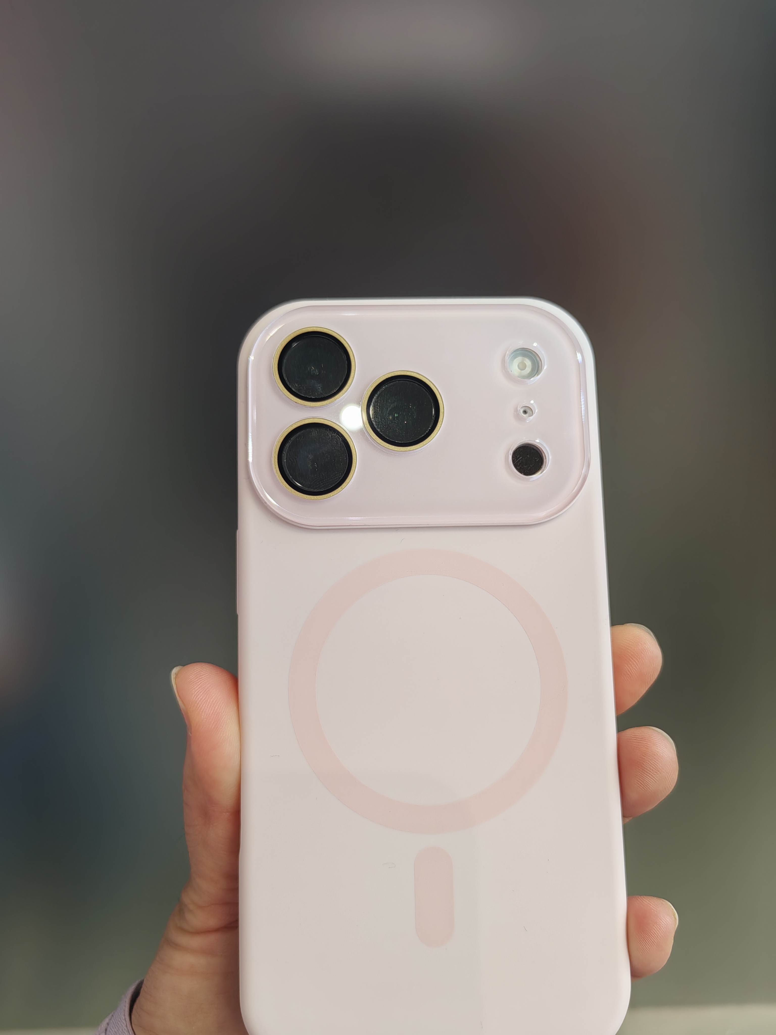 蓝妮子适用 苹果17手机壳iphone17promax手机壳 苹果17pro手机壳16pro/max磁吸充电15pro液态硅胶14/13 相机按键全包【砂粉色】自带镜头膜 苹果17Pro 实拍图