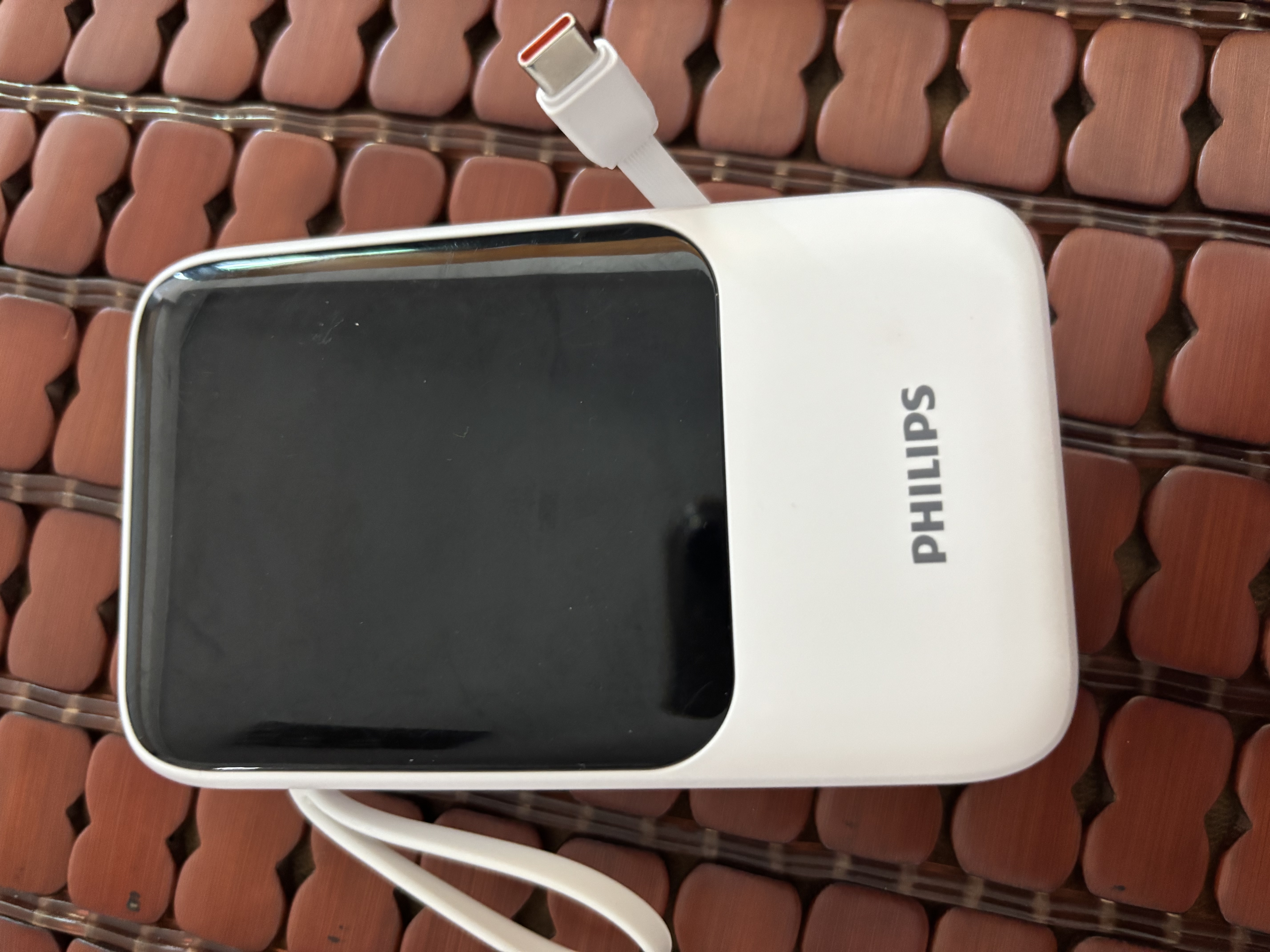 飞利浦（PHILIPS）3C认证可上飞机充电宝20000mAh自带4线22.5W快充小巧便携移动电源适配苹果17华为小米户外储能电源 实拍图