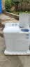 海尔（Haier）半自动双桶双缸洗衣机 12KG大容量  强力去污洗大件 一级能效家电国家补贴以旧换新 XPB120-81D2 实拍图