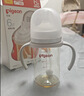 贝亲（Pigeon）自然离乳 PPSU重力球吸管双把手奶瓶 240mL 6月+ AA252 实拍图