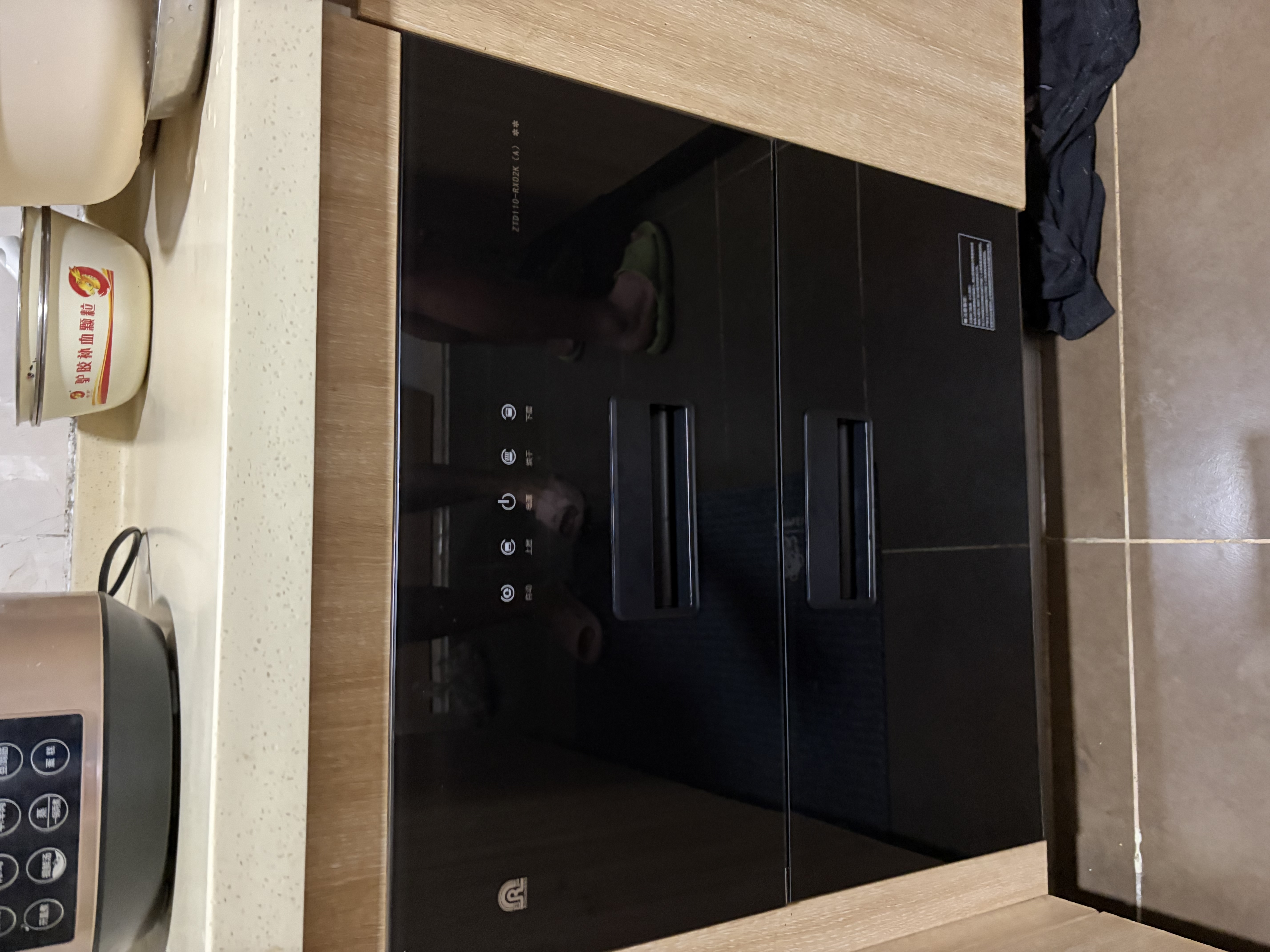 容声消毒柜家用嵌入式大容量厨房消毒碗柜碗筷餐具消毒110L二星级RX02K(A) 实拍图