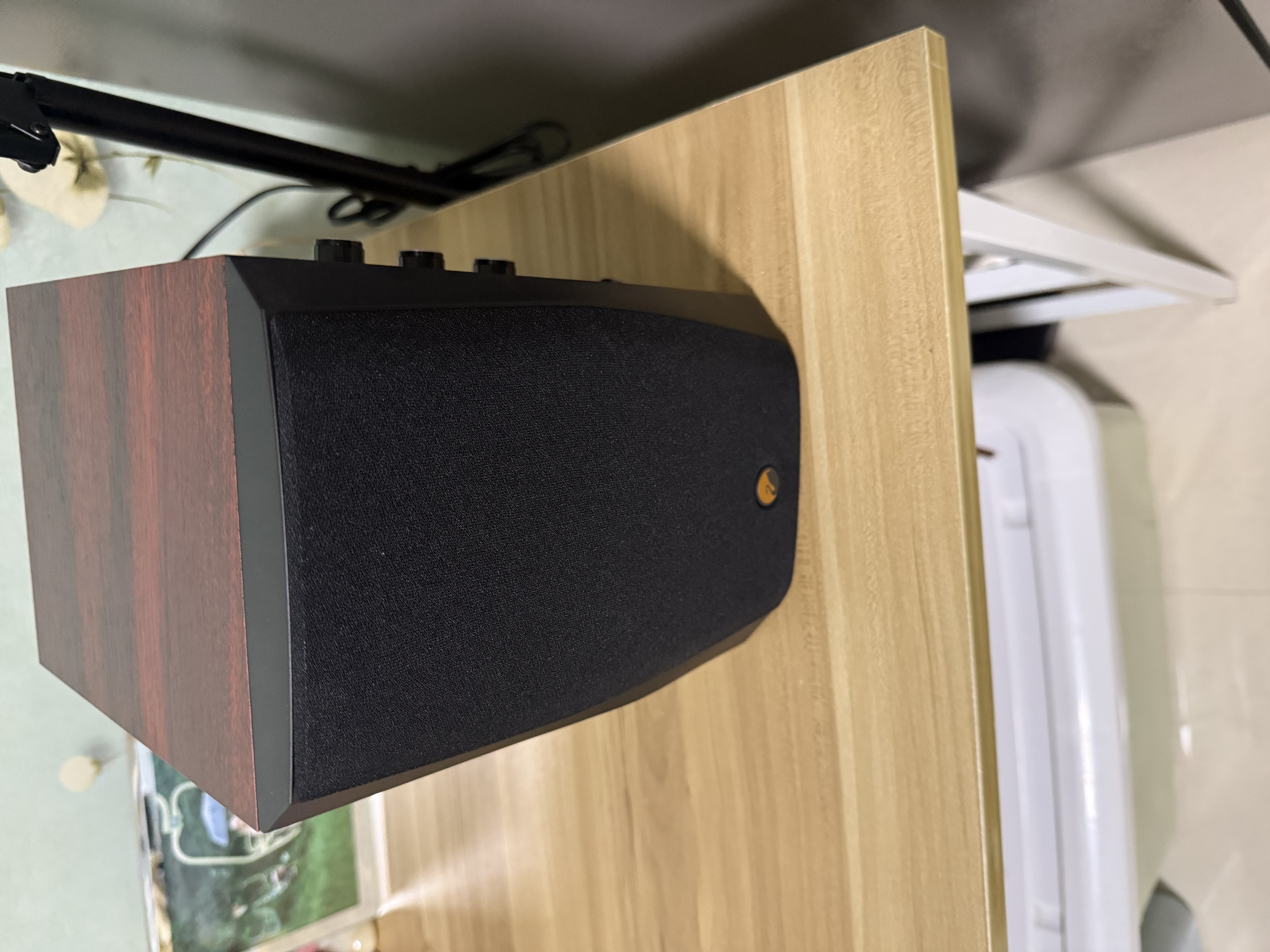 惠威（HiVi）D1100 2.0声道多媒体有源家用音响桌面电视音响笔记本电脑安卓苹果平板手机蓝牙音箱 实拍图