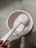 草莓陶瓷碗勺家用高颜值米饭碗少女心甜品碗釉下彩餐具套装 【2件套】浅粉草莓1碗1勺 实拍图