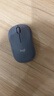 罗技（Logitech）M221 轻音鼠标 无线鼠标 办公鼠标 对称鼠标 带无线微型接收器 雾霭蓝 实拍图