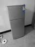 志高（CHIGO）小冰箱迷你小型家用冷藏冷冻两用宿舍出租房用双门办公室电冰箱节能省电 【一级能效】128L银色【全国联保丨节能省电】 实拍图
