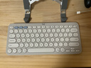 罗技（Logitech）时尚系列K390无线蓝牙键盘 超薄便携  K380升级版 沙色 79键 实拍图