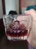 稀奇（XQ）威士忌酒杯方形男士洋酒杯子玻璃果汁杯送男朋友生日礼物 简装版 实拍图