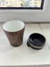 Bincoo复古咖啡杯陶瓷内胆涂层保温杯木纹随行杯子便携不锈钢水杯 实拍图