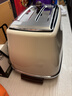 德龙（Delonghi）面包机 复古家用小型吐司机烤面包片 加热解冻三明治早餐多士炉 CTO2003.VBG奶油白七夕情人节礼物 实拍图