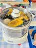 小熊（Bear）不锈钢电煮锅 分体式小电锅 2-3人家用蒸煮一体316L不锈钢 预约保温F25P1配蒸笼 实拍图