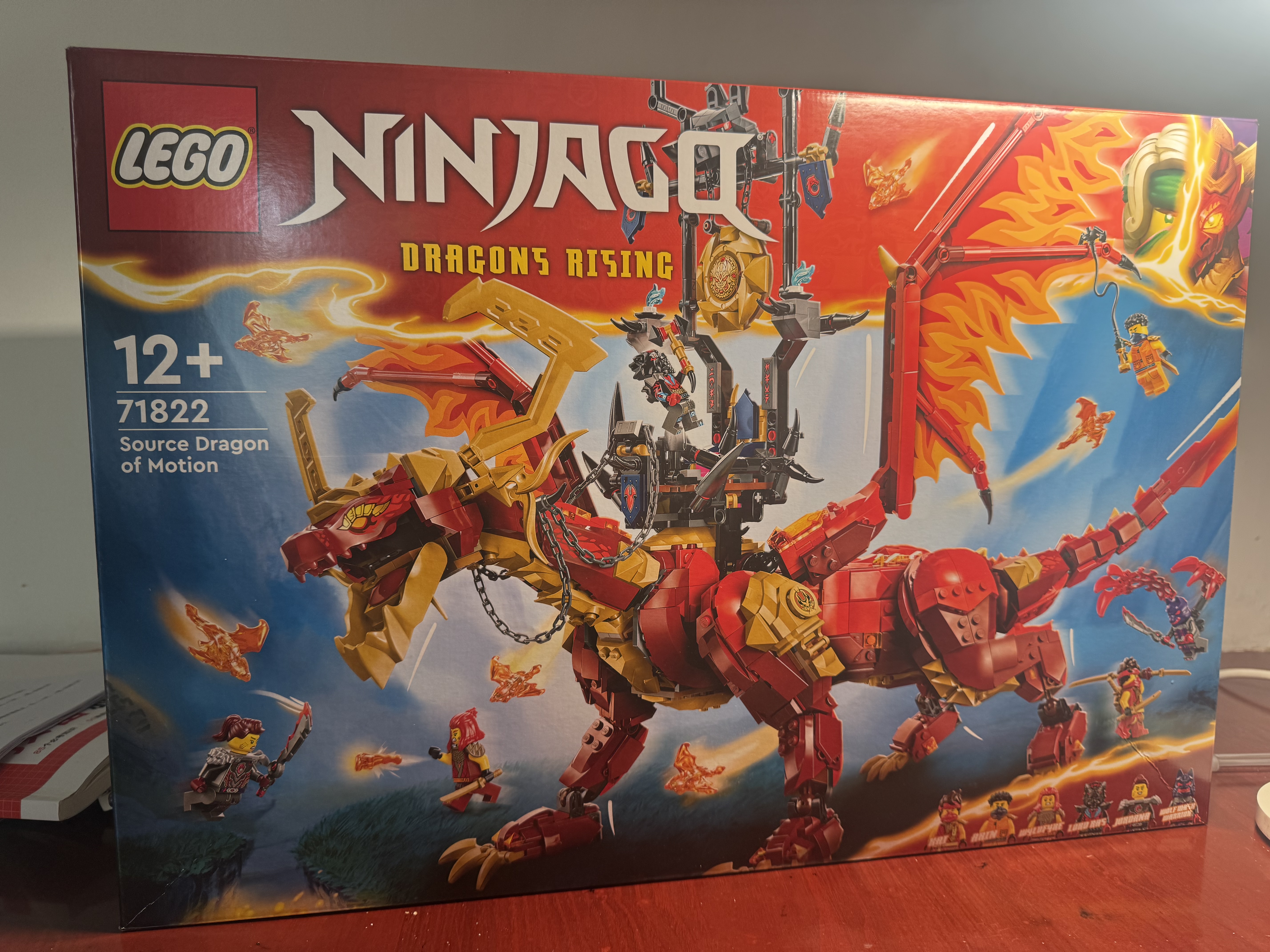 乐高LEGO 幻影忍者Ninjago 儿童拼装积木玩具 男孩女孩礼物 71822 威猛源龙 实拍图