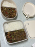 小熊（Bear）电热饭盒 加热饭盒 保温饭盒 1.0L免注水便捷式低音恒温不粘内胆分隔饭盒DFH-D10Q1 实拍图