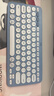 罗技（Logitech）时尚系列K390无线蓝牙键盘 超薄便携  K380升级版蓝色 79键 实拍图