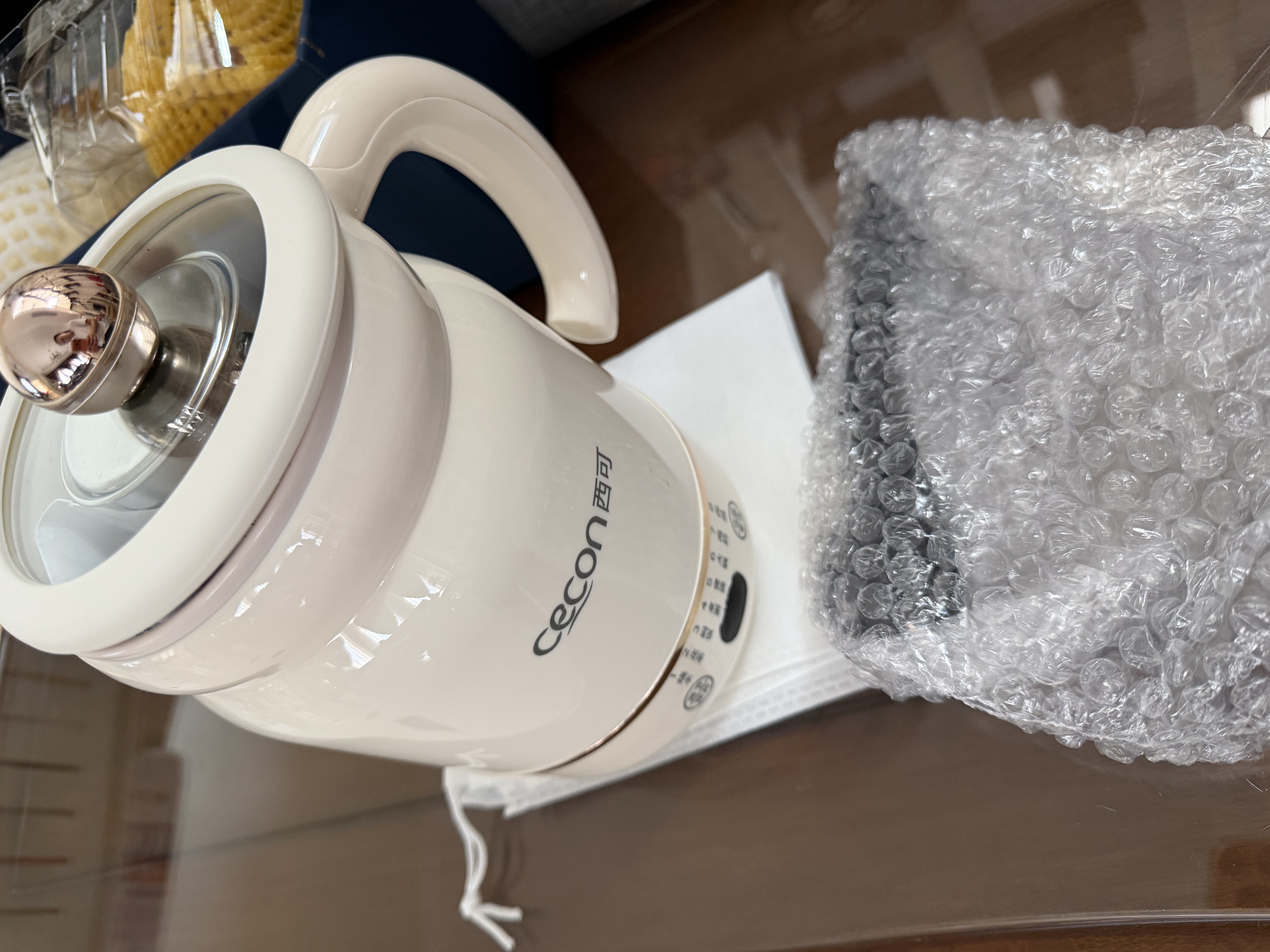 西可养生壶多功能电炖杯电炖锅迷你便携电热杯辅食熬粥电煮锅煮粥神器M-Z500B 实拍图