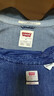 Levi's李维斯男士经典宽松蓝色牛仔衬衫简约美式复古水洗外套 复古深蓝色 M 实拍图