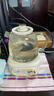 九阳（Joyoung）净萃全玻璃0胶水养生壶  办公室多功能煮茶器花茶壶 烧水壶恒温冲奶电热水壶 24h预约 1L WY107 实拍图