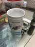 九楼阁景德镇大容量陶瓷茶杯男办公带盖釉中彩高白瓷水杯超大号茶具礼物 国色天香 500ml1个中号不带描金 实拍图