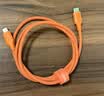 绿联适用苹果18充电线Type-C数据线双头PD60W快充车载iPhone18/17e/16ProMax平板iPad笔记本1米橙色 实拍图