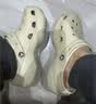 卡骆驰（CROCS）新款厚底云朵洞洞鞋送女友礼物206750 骨白色 38 -39 实拍图