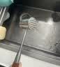 拜杰304不锈钢双面敲肉锤肉锤牛排锤锤肉器敲肉锤花梨木嫩肉松肉锤 实拍图