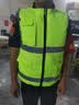 带电风扇衣服风扇马甲反光条短袖冰袋降温工作服安全背心空调服男 绿色1件+配件电池一套 XL (130-145斤) 实拍图