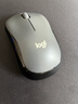 罗技（Logitech）M220 轻音鼠标 无线鼠标 办公鼠标 对称鼠标 带无线微型接收器 灰黑色 实拍图