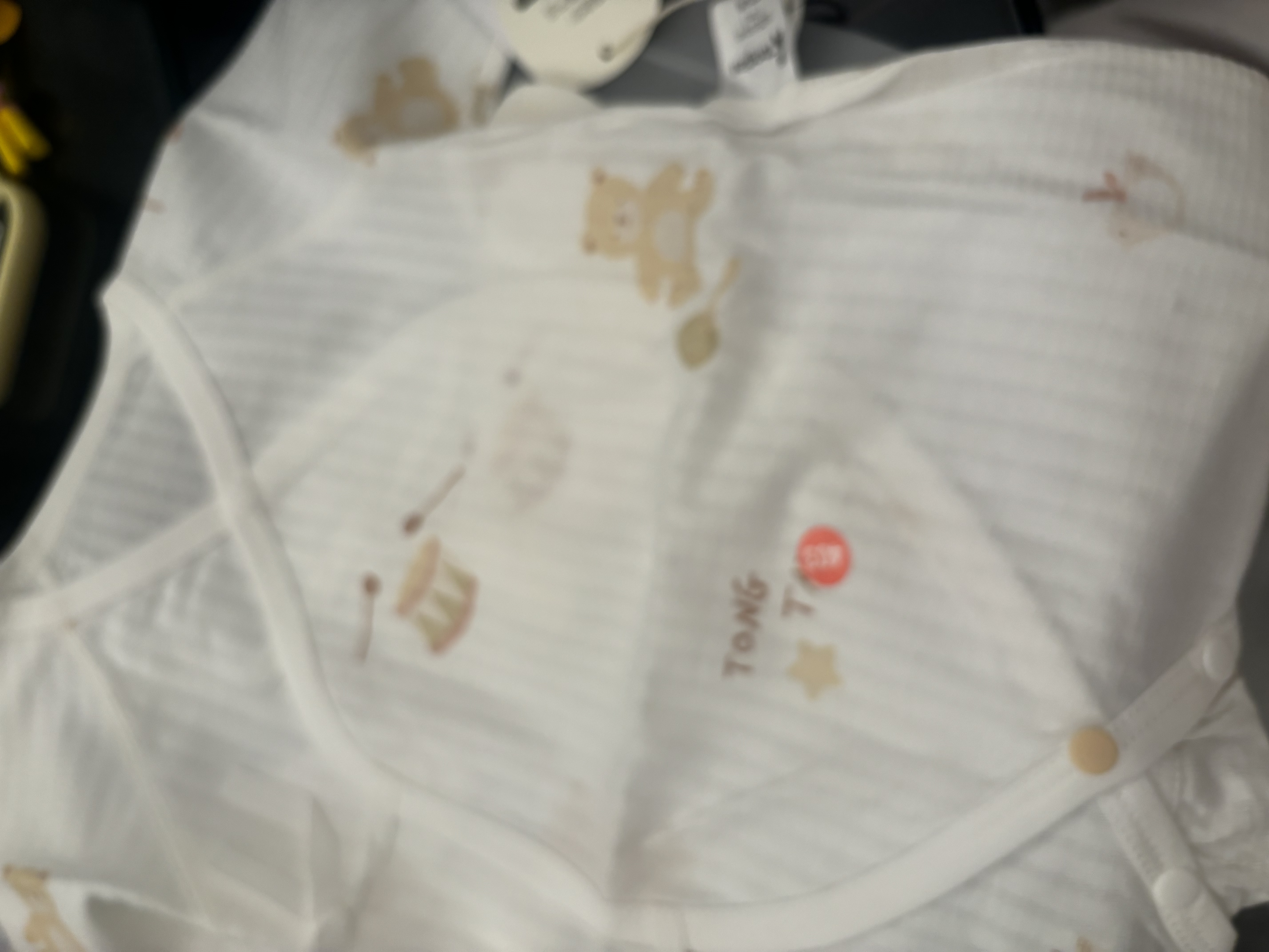 童泰【孕妈有礼-会员39.9元】婴儿衣服连体衣新生儿宝宝服纯棉春夏季 黄色贝贝熊（夏季款/纯棉） 52cm 实拍图