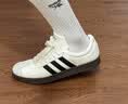 adidas「T头鞋」VL COURT CLASSIC板鞋德训鞋男女阿迪达斯轻运动 汉玉白/黑色/树脂黄   42 实拍图
