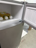 奥克斯小冰箱家用小型迷你冷藏冷冻两用出租房宿舍用节能省电寝室办公室电冰箱 【节能省电】166银色【高效保鲜 铜管速冷】48L 实拍图