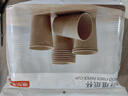 京东京造  一次性杯子 纸杯加厚型食品级竹纤维水杯 230ml【100只】 实拍图