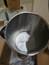 美的（Midea）电热水壶食品级304不锈钢自动断电双层防烫全钢无缝1.5L容量 MK-HJ1566 实拍图