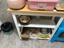 立太厨房置物架落地多功能切菜桌子工作台多层微波炉锅具收纳架窄边柜 【升级加宽】三层长80宽30高80 【加厚30mm台面】台面可剁骨 实拍图