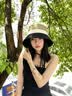 Charm Kendo防晒帽子女夏季渔夫帽户外登山遮脸太阳帽男双面防紫外线时尚帽子 黑色 生日礼物送女朋友老婆 实拍图