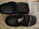 名创优品（MINISO）洞洞鞋女士夏季外穿沙滩凉鞋防滑厚底踩屎感包头凉拖鞋黑色38-39 实拍图
