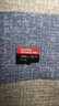 闪迪（SanDisk）256GB TF（MicroSD）内存卡 A2 4K V30 U3 C10 至尊超极速移动存储卡 读速200MB/s 写速140MB/s 实拍图