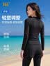 361°游泳衣女士分体长袖长裤防晒保守冲浪潜水服沙滩水母衣泳装2件套 实拍图