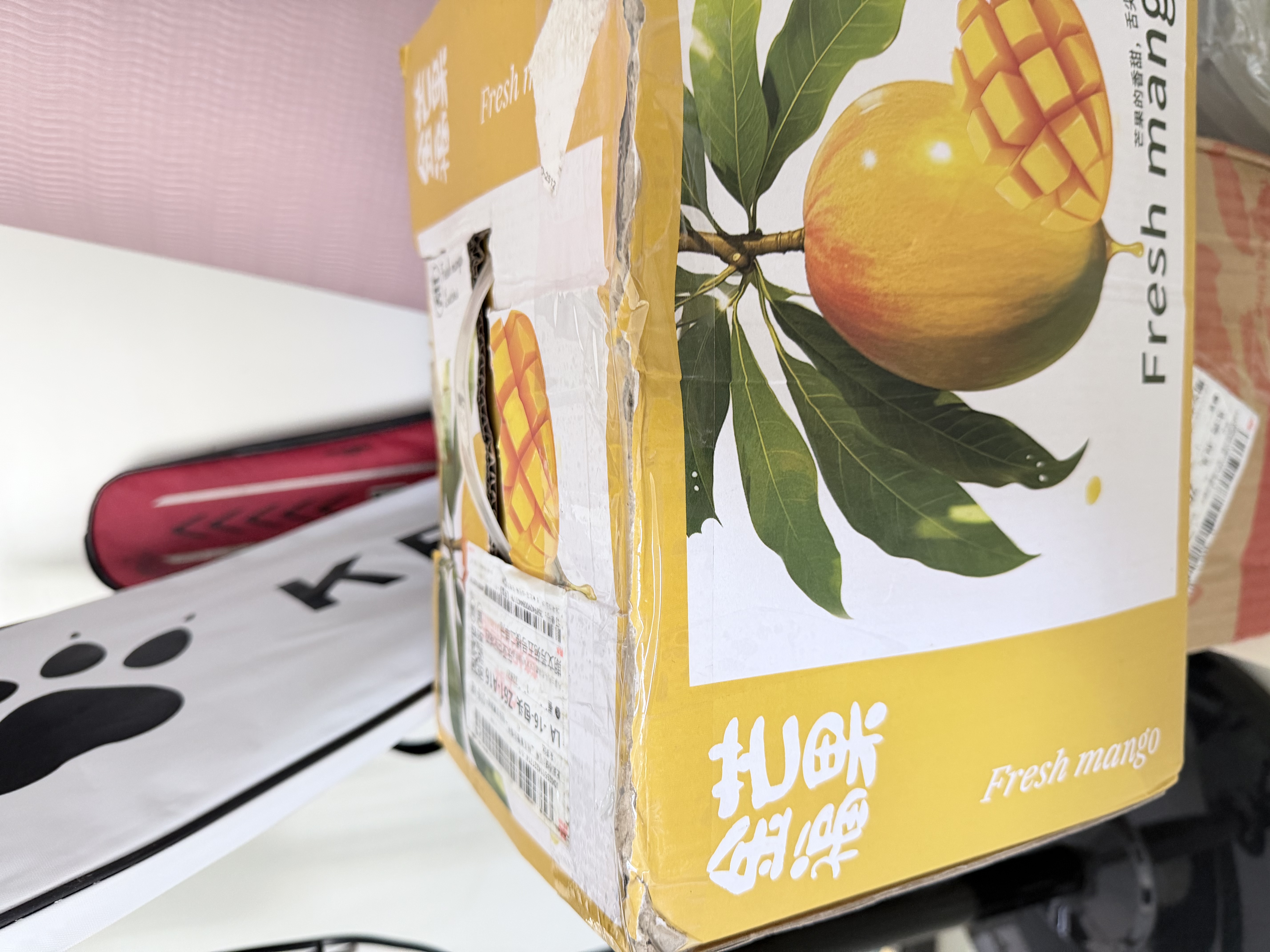 京鲜生 攀枝花【即食】凯特芒 5斤装 大果 单果700g 新鲜水果 实拍图