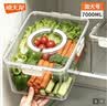 禧天龙pet保鲜盒手提便携水果盒大容量保鲜食品级户外露营野餐盒三分格 实拍图