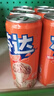 可口可乐（Coca-Cola）芬达Fanta 气泡果汁摩登罐碳酸饮料330ml*24罐 包装随机发 实拍图