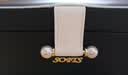 SOFISSofis首饰盒首饰收纳盒饰品盒耳环儿童发饰盒多层欧式韩国简约 黑色 220(长)/160(宽)/85(高) 实拍图
