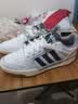 adidas ENTRAP美式校园风运动少年感复古篮球风板鞋男女阿迪达斯 白色/红色   44.5 实拍图
