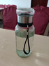 【送杯套】大容量加厚玻璃杯子便携杯茶水分离带杯套泡茶水杯 透明 1000ml吨吨桶 1只装 实拍图
